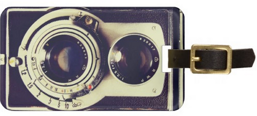 Vintage Camera Luggage Tag