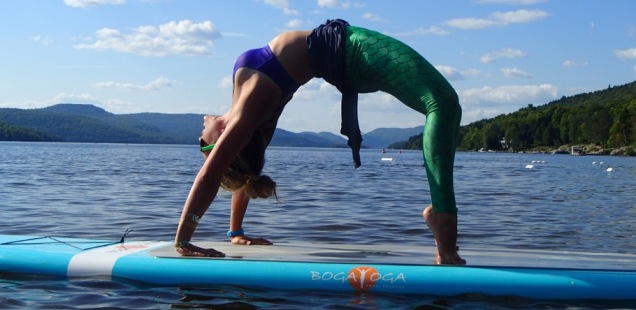 YOGAqua - yoga on a stand up paddleboard in Marina del Rey