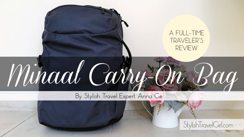 Minaal Carry-on Bag Review: a stylish solution for ugly backpack syndrome by Anna Ge of Slightly Astray