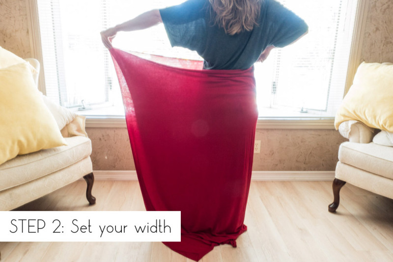 Step 2: Set your width