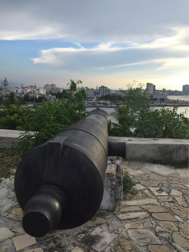 beautiful view of Havana from the east