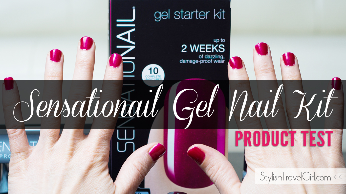 Sensationail Gel Starter At-Home Nail Kit Product Test on StylishTravelGirl.com