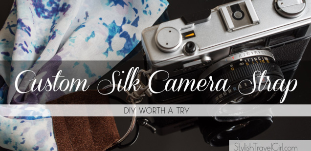 DIY Worth a Try: Custom Silk Scarf Camera Strap