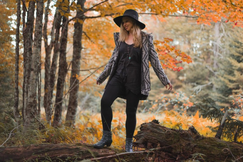 Fall Transition outfit on Stylish Travel Girl
