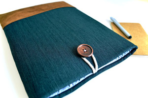 A stylish new home for her tablet or e-reader, handmade in Los Angeles: Bertie's Closet Kindle Sleeve - etsy.me/1Lj0zcc