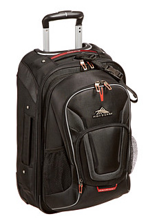 A more structured roller suitcase with backpack straps for versatile hauling options: High Sierra Wheeled Carry-on - bit.ly/1PFjUKS