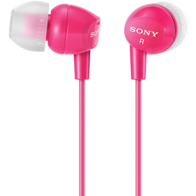 Stylish Travel Girl's Holiday Gift List: Sony In-Ear Pink Ear Buds || http://amzn.to/1QpMcKV